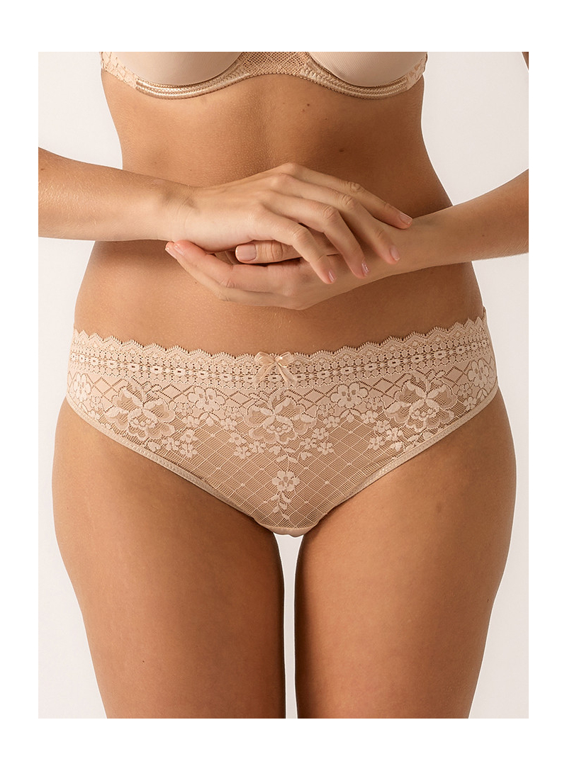 Comfy nude lace briefs| MELODY | Empreinte Official Boutique